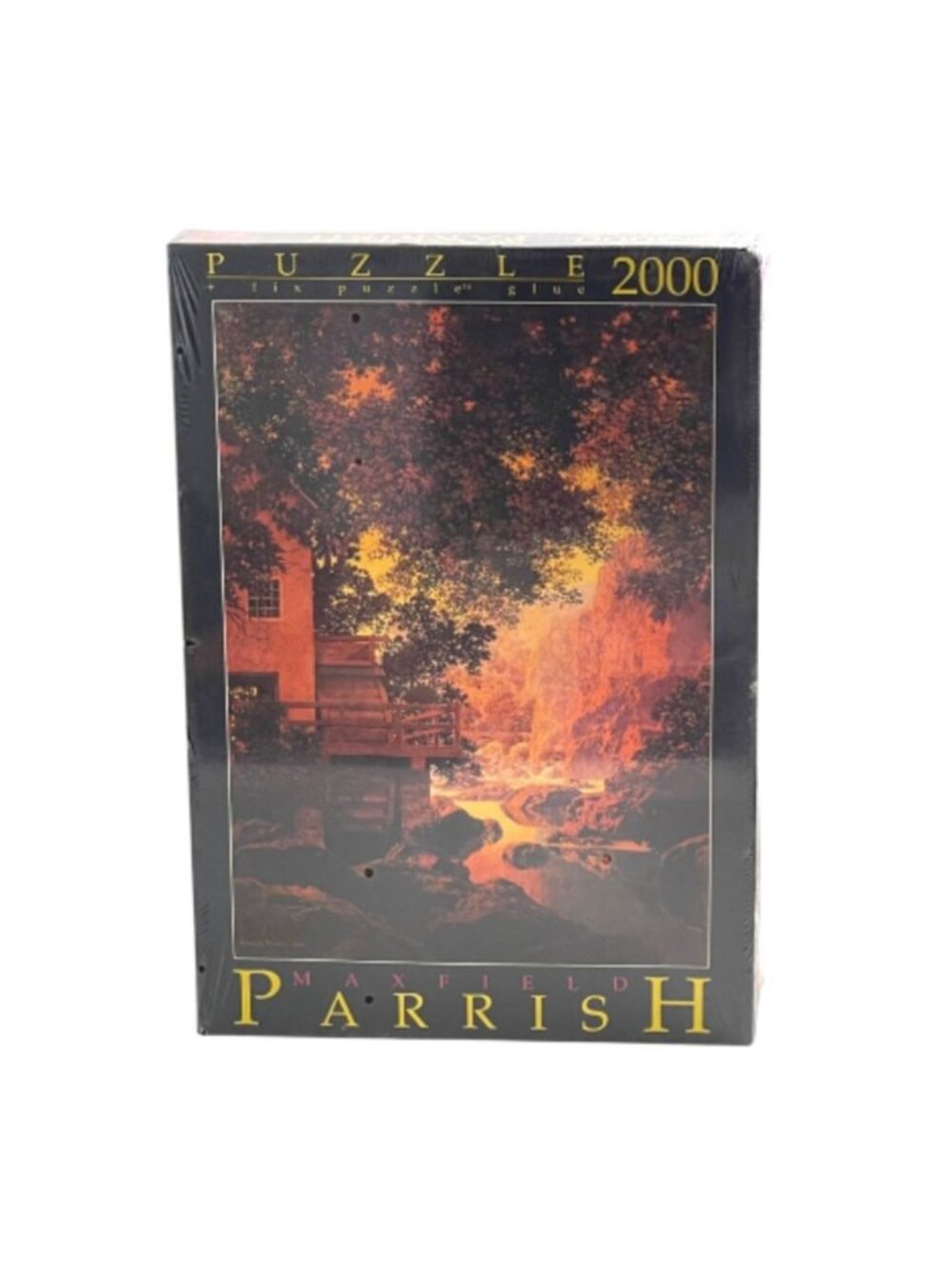 Vintage Maxfield Parrish Old Glen Mill Jigsaw Puzzle 2000 Piece Fink Sealed New